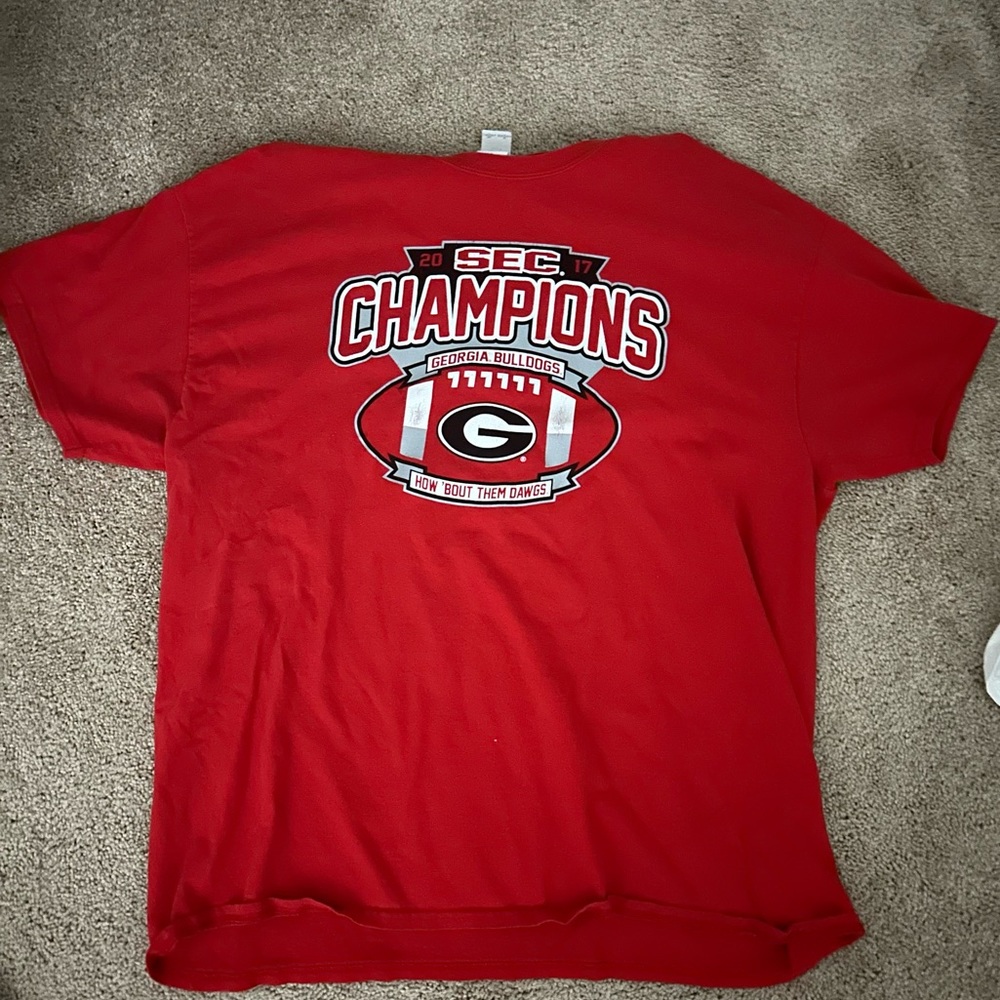 2017 University of Georgia SEC Champions shirt. #georgia #vintage #ugafootball